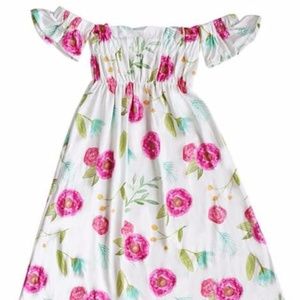 Boho Beauty Cold Shoulder Maxi Dress KIDS